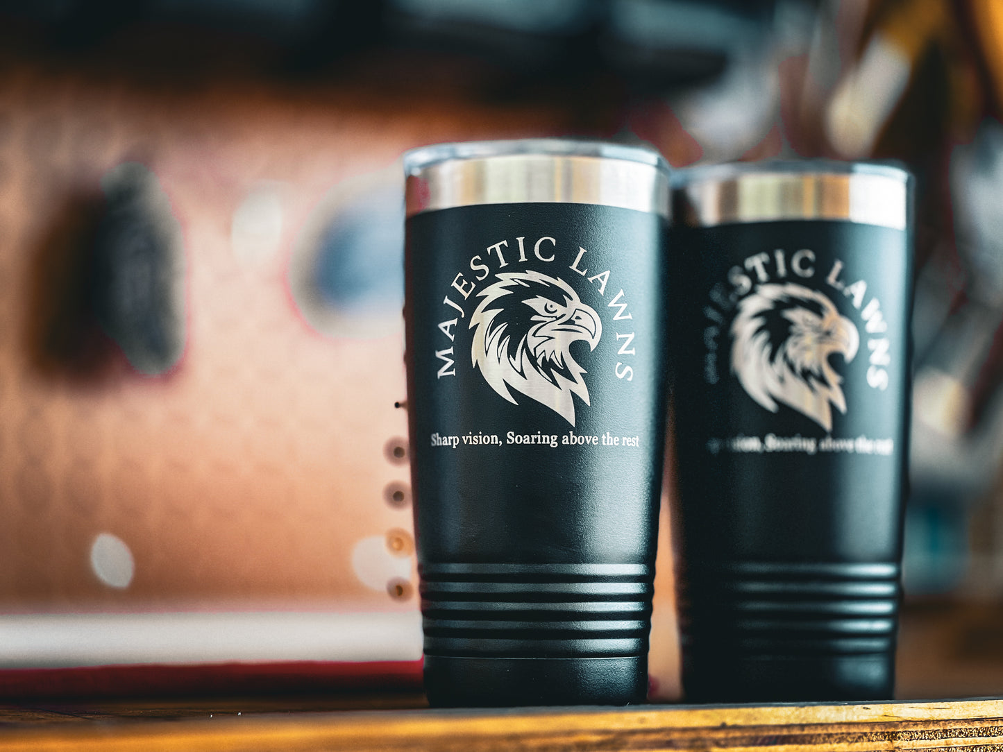 Custom Engraved Stainless Steel Tumblers - Add Your Logo