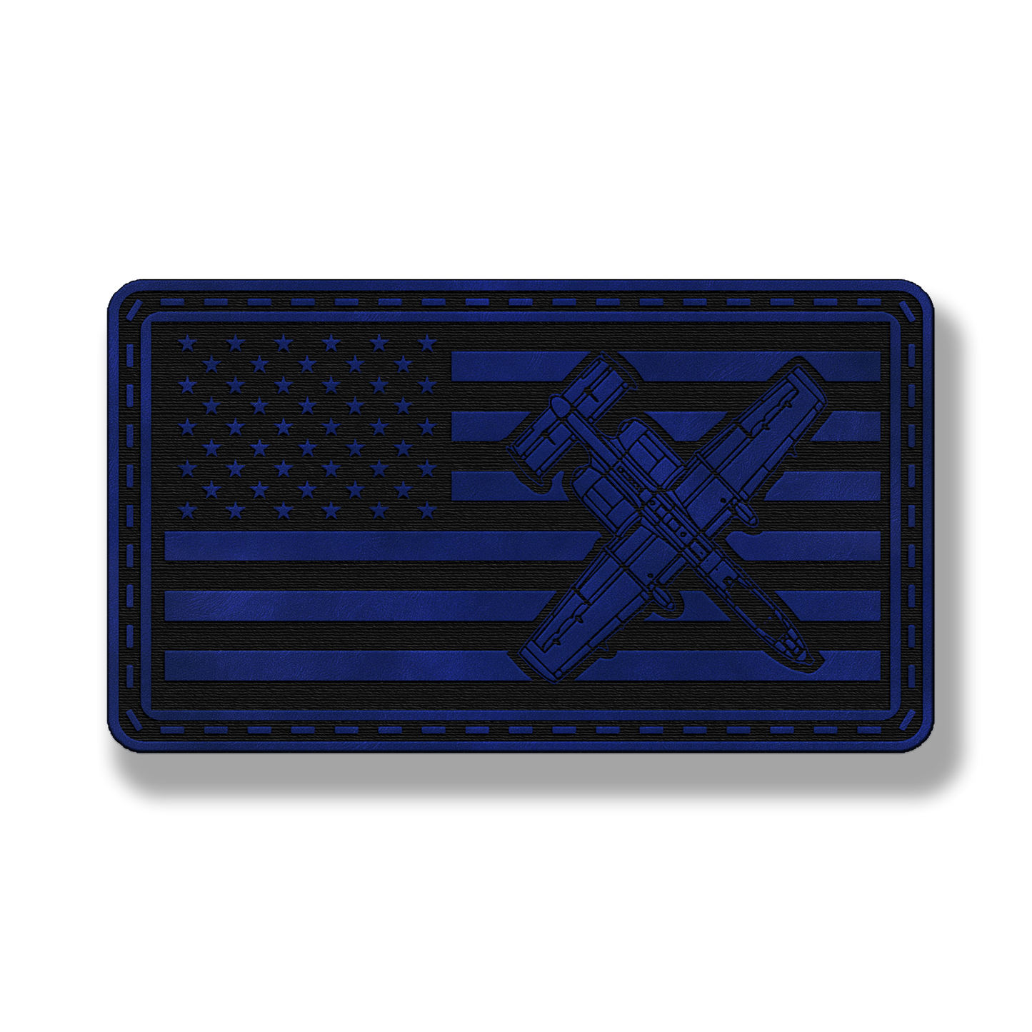 A-10 Fighter Jet Flag Patch – Leatherette Morale Patch