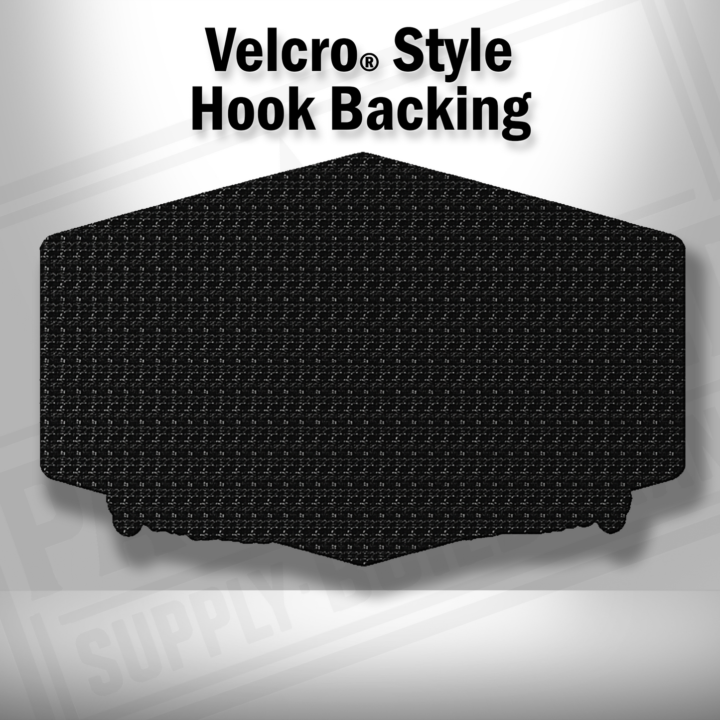 Hook backing shown on premium morale patch