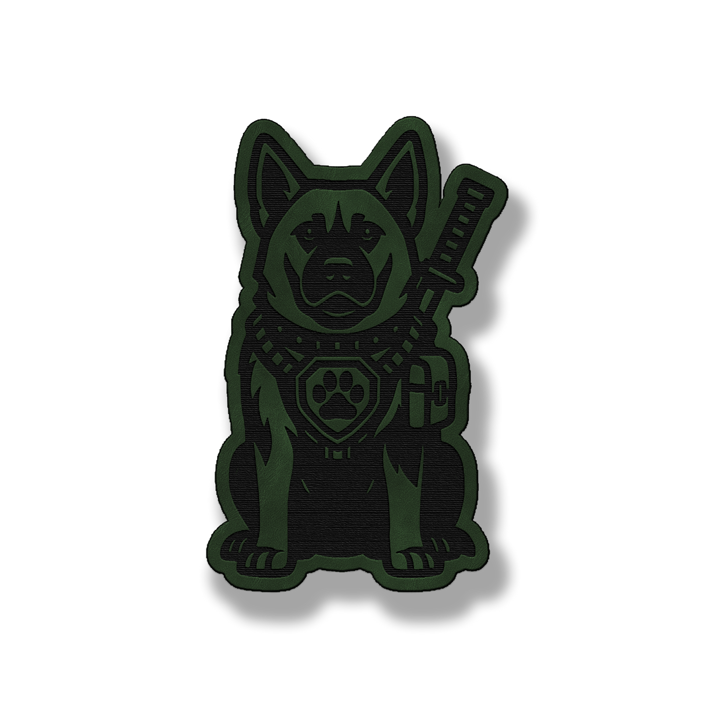 Tactical Akita Patch – Leatherette Morale Patch