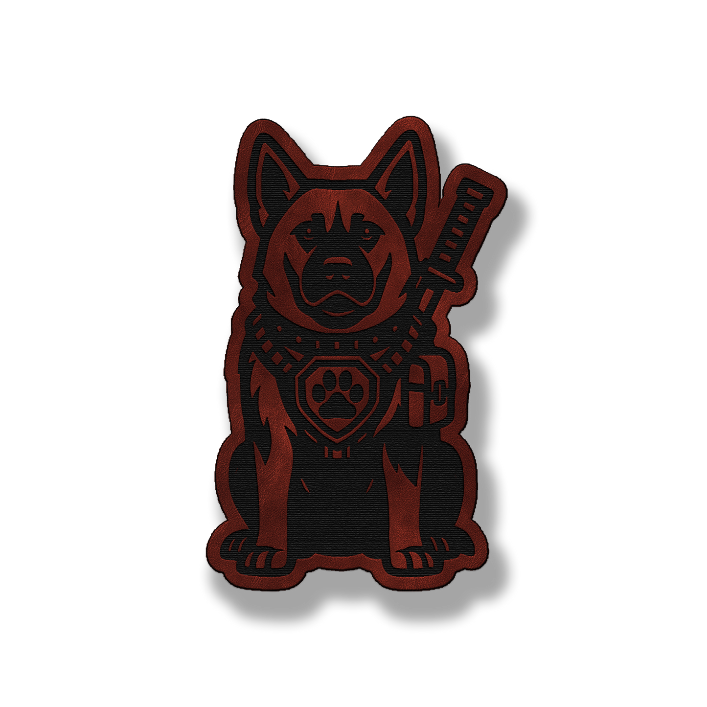 Tactical Akita Patch – Leatherette Morale Patch