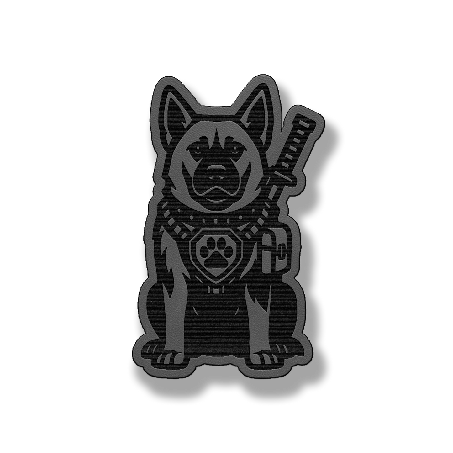 Tactical Akita Patch – Leatherette Morale Patch