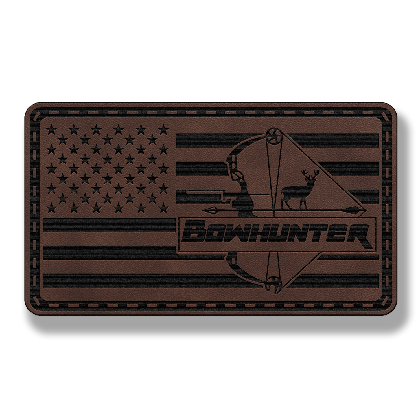 Tactical Bowhunter American Flag Patch – Leatherette Morale Patch