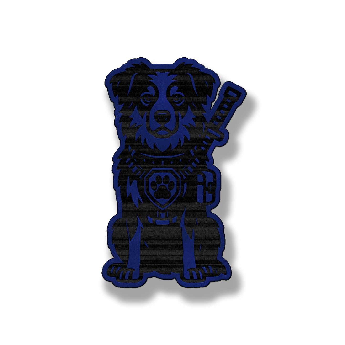 Tactical Australian Shepherd Patch – Leatherette Morale Patch