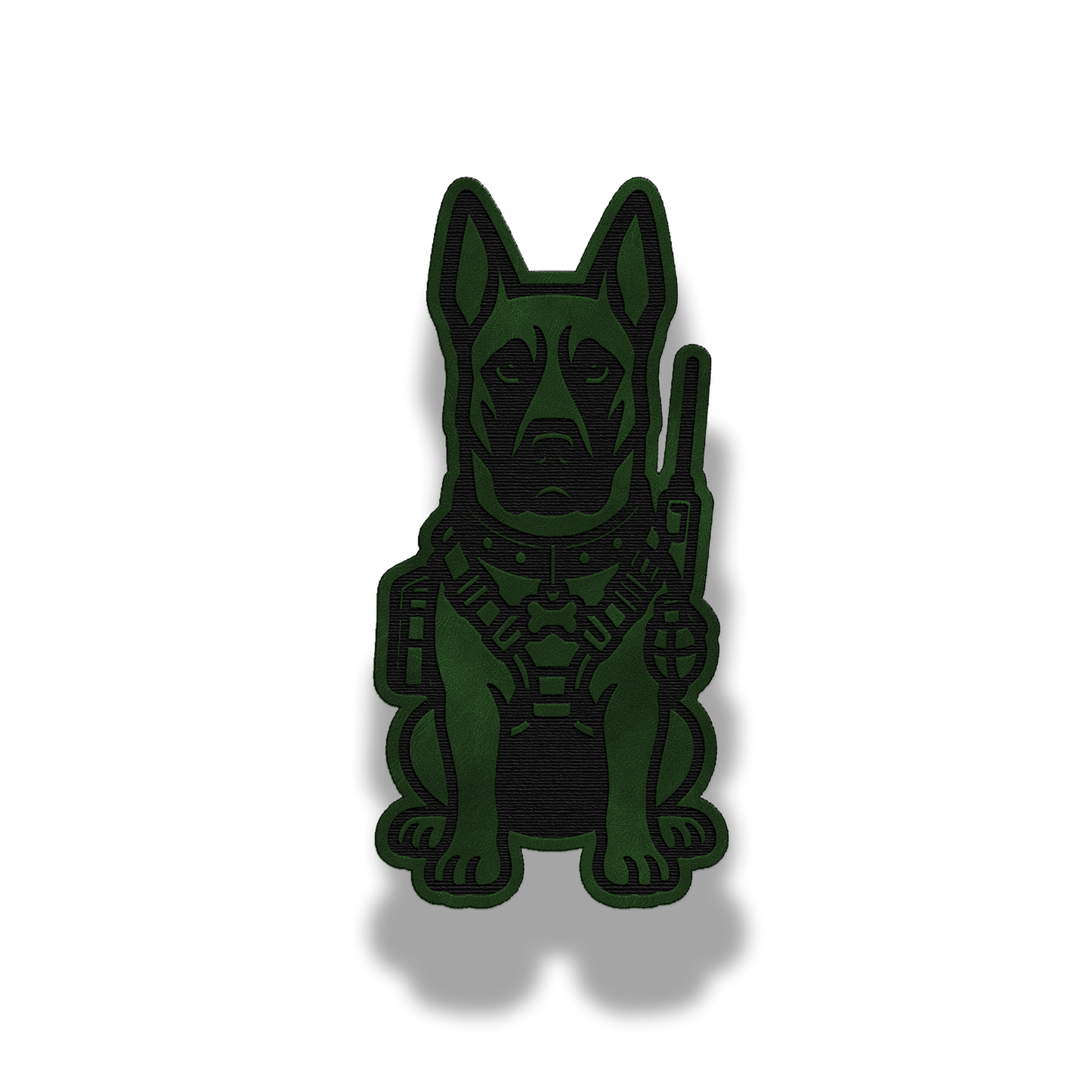 Tactical Belgian Malinois Dog Patch – Leatherette Morale Patch