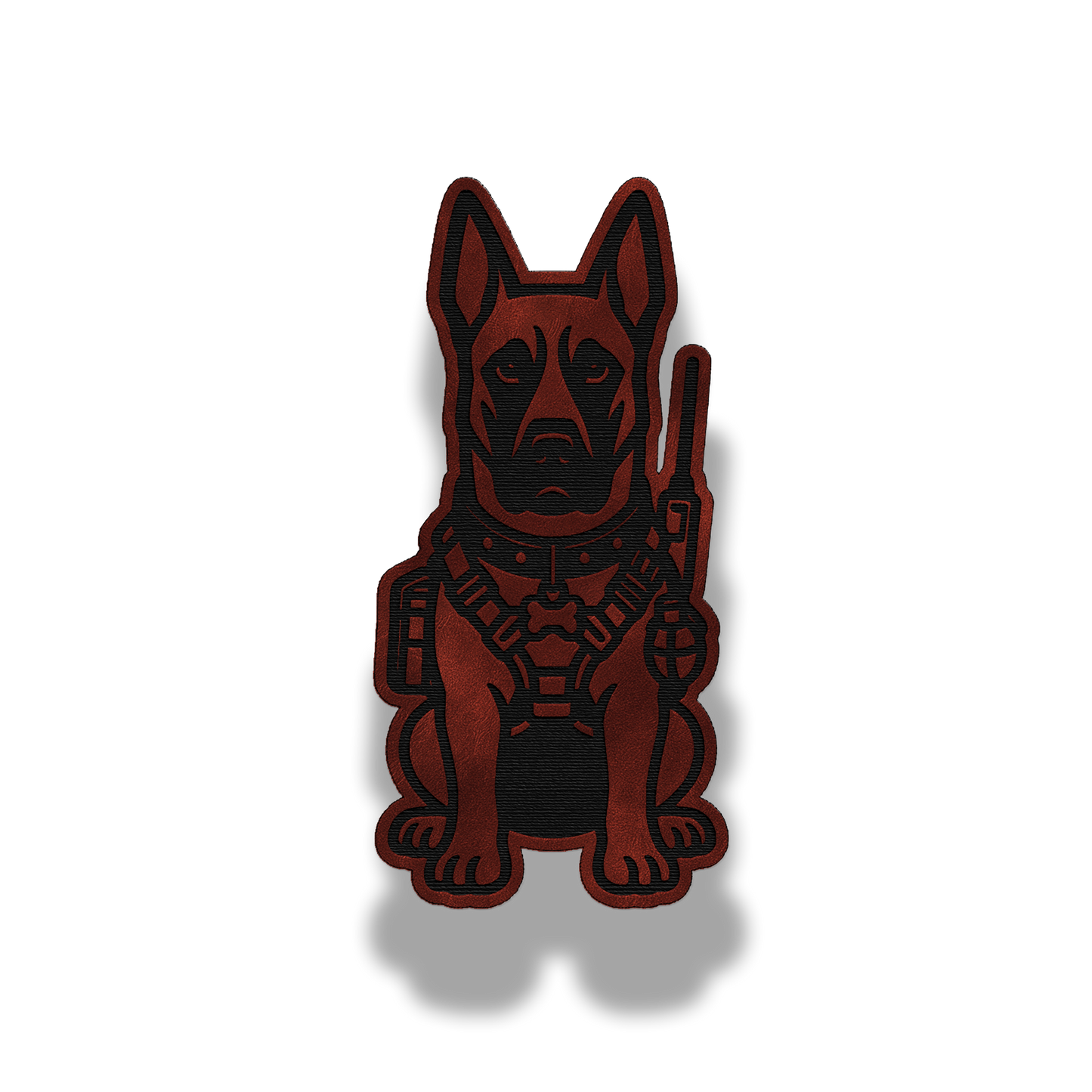 Tactical Belgian Malinois Dog Patch – Leatherette Morale Patch