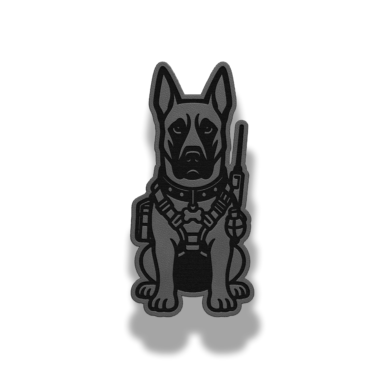 Tactical Belgian Malinois Dog Patch – Leatherette Morale Patch