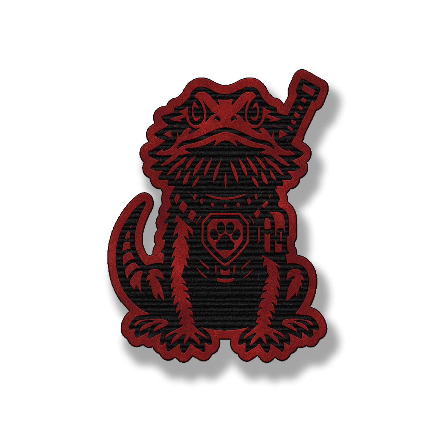 Tactical Bearded Dragon Patch – Leatherette Morale Patch