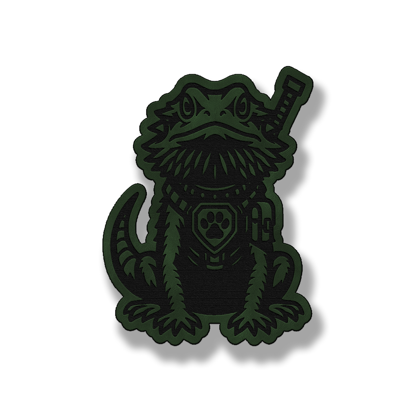 Tactical Bearded Dragon Patch – Leatherette Morale Patch