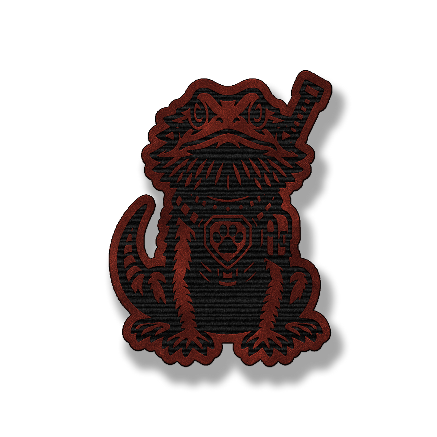 Tactical Bearded Dragon Patch – Leatherette Morale Patch