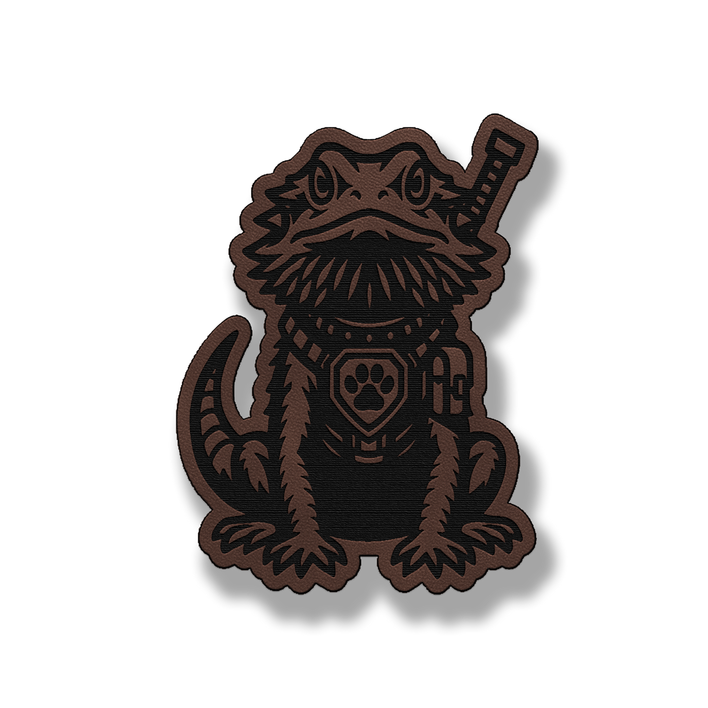Tactical Bearded Dragon Patch – Leatherette Morale Patch