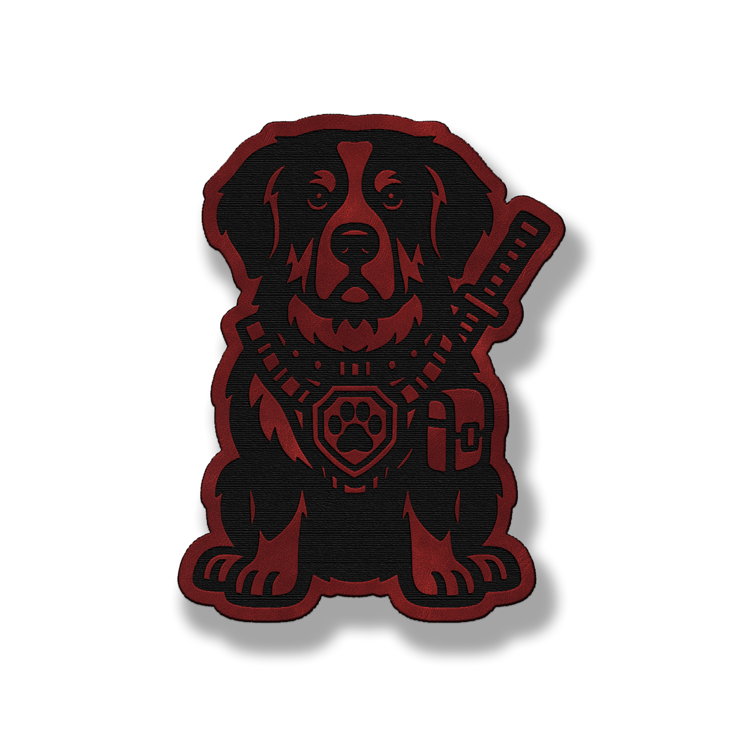 Tactical Bernese Mountain Dog Patch – Leatherette Morale Patch