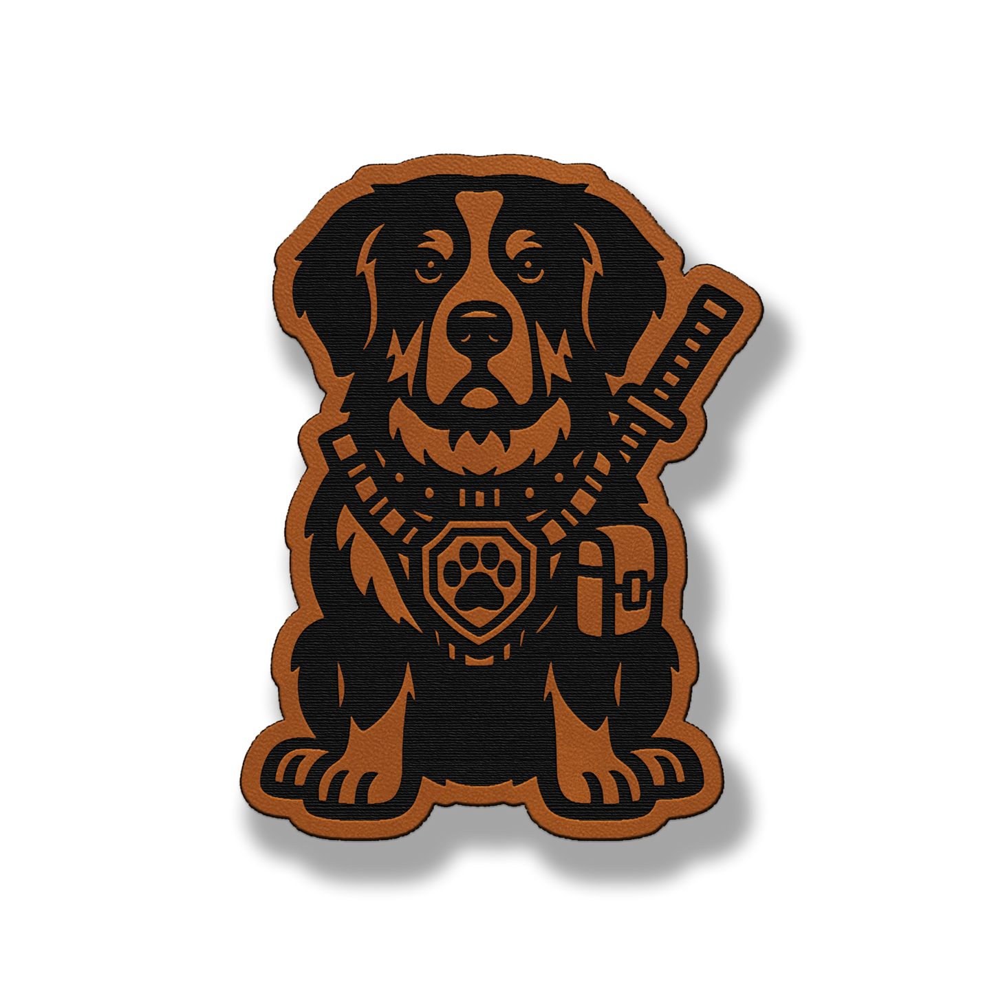 Tactical Bernese Mountain Dog Patch – Leatherette Morale Patch
