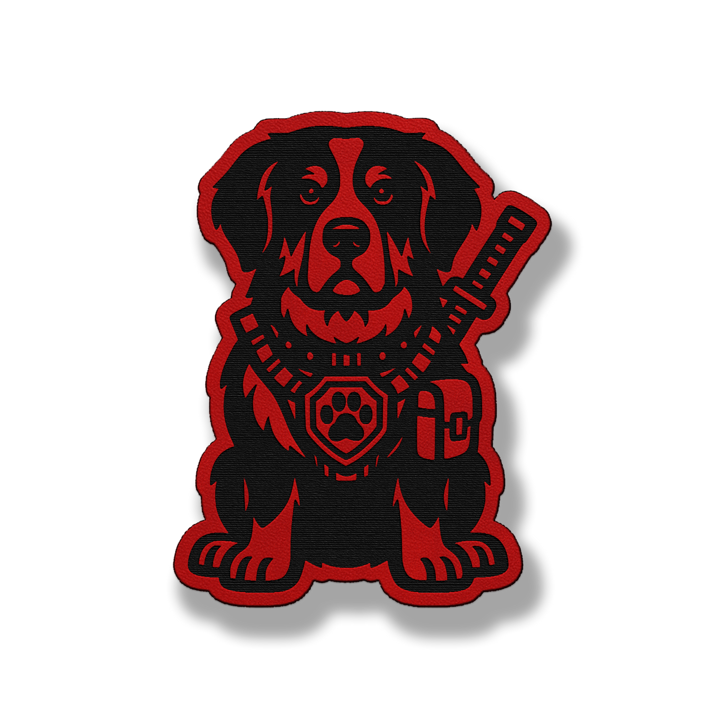 Tactical Bernese Mountain Dog Patch – Leatherette Morale Patch