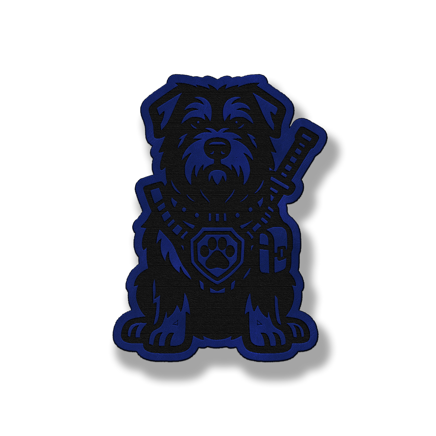 Tactical Bouvier Dog Patch – Leatherette Morale Patch