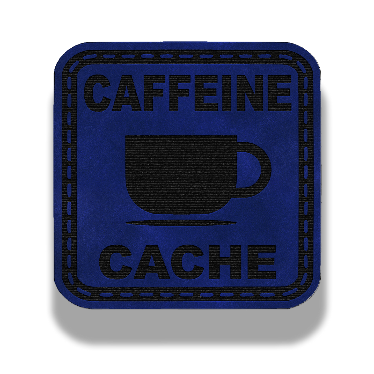 Caffeine Cache Patch – Leatherette Morale Patch