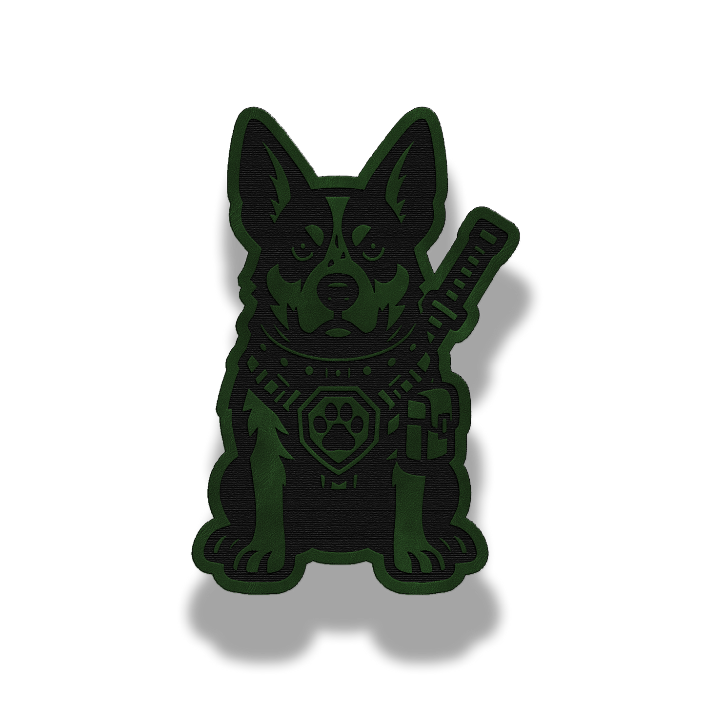Tactical Cattle Dog Patch – Leatherette Morale Patch