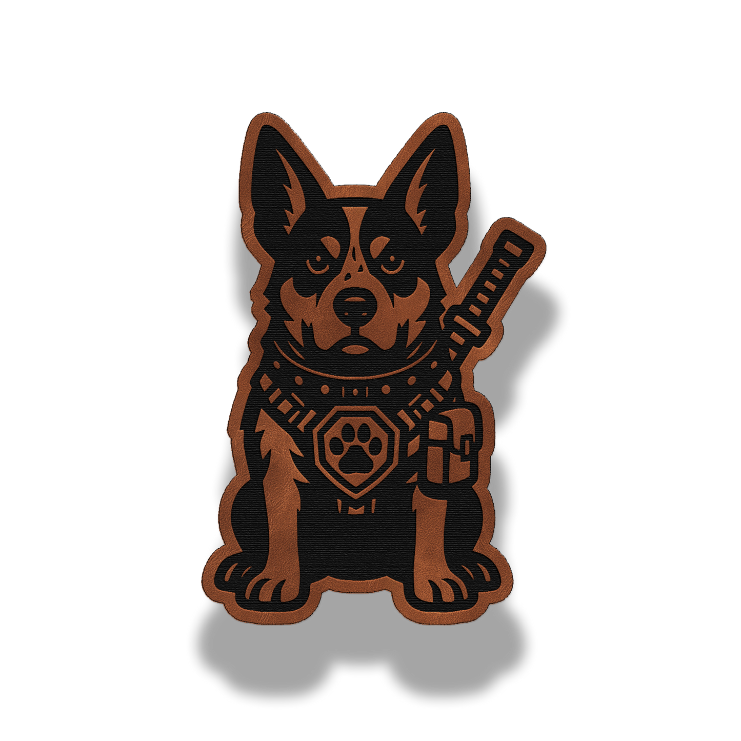 Tactical Cattle Dog Patch – Leatherette Morale Patch