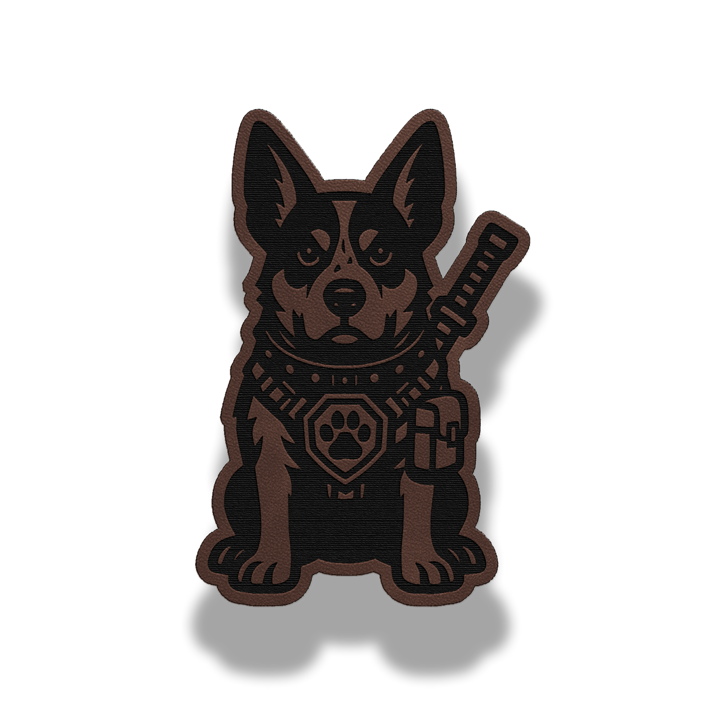 Tactical Cattle Dog Patch – Leatherette Morale Patch