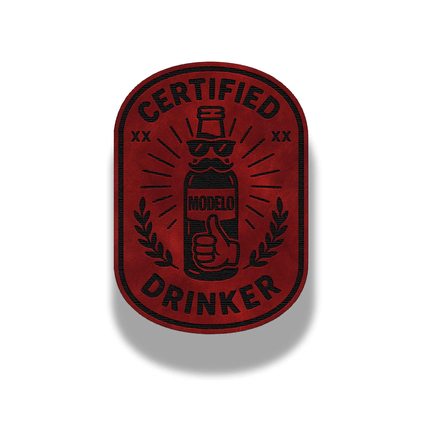 Certified Drinker – Leatherette Patch
