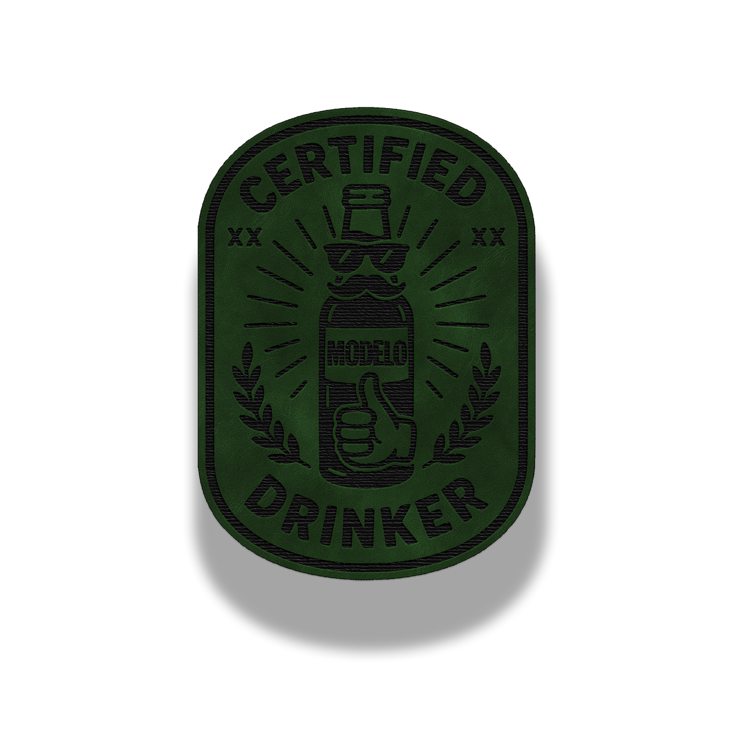 Certified Drinker – Leatherette Patch