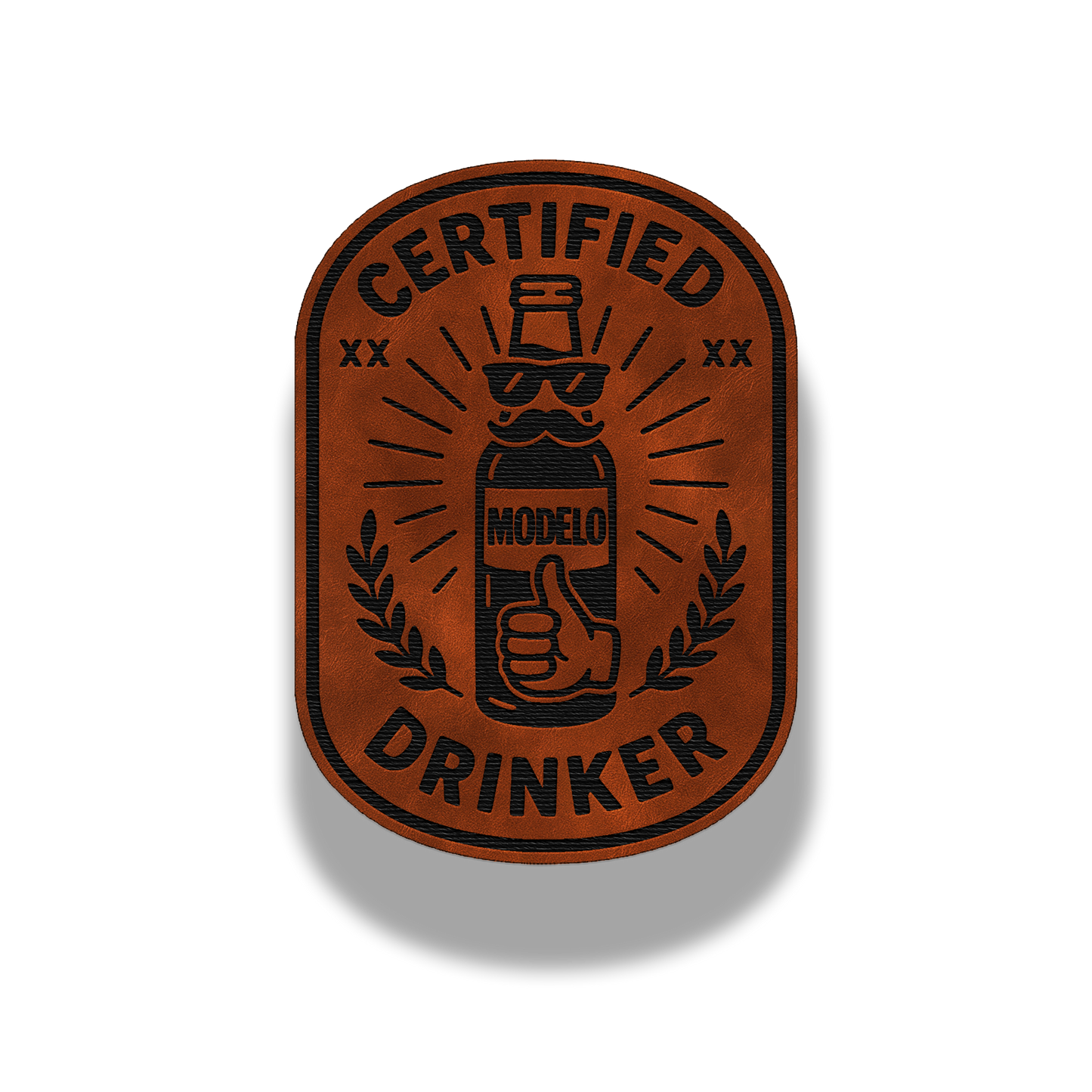 Certified Drinker – Leatherette Patch