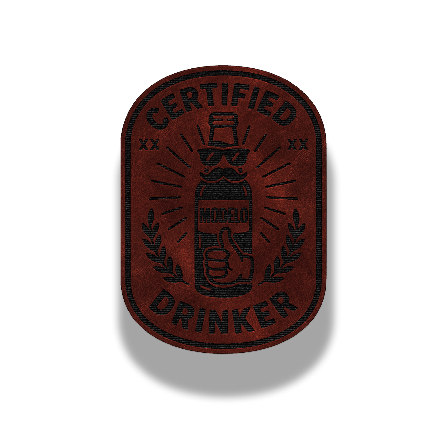 Certified Drinker – Leatherette Patch