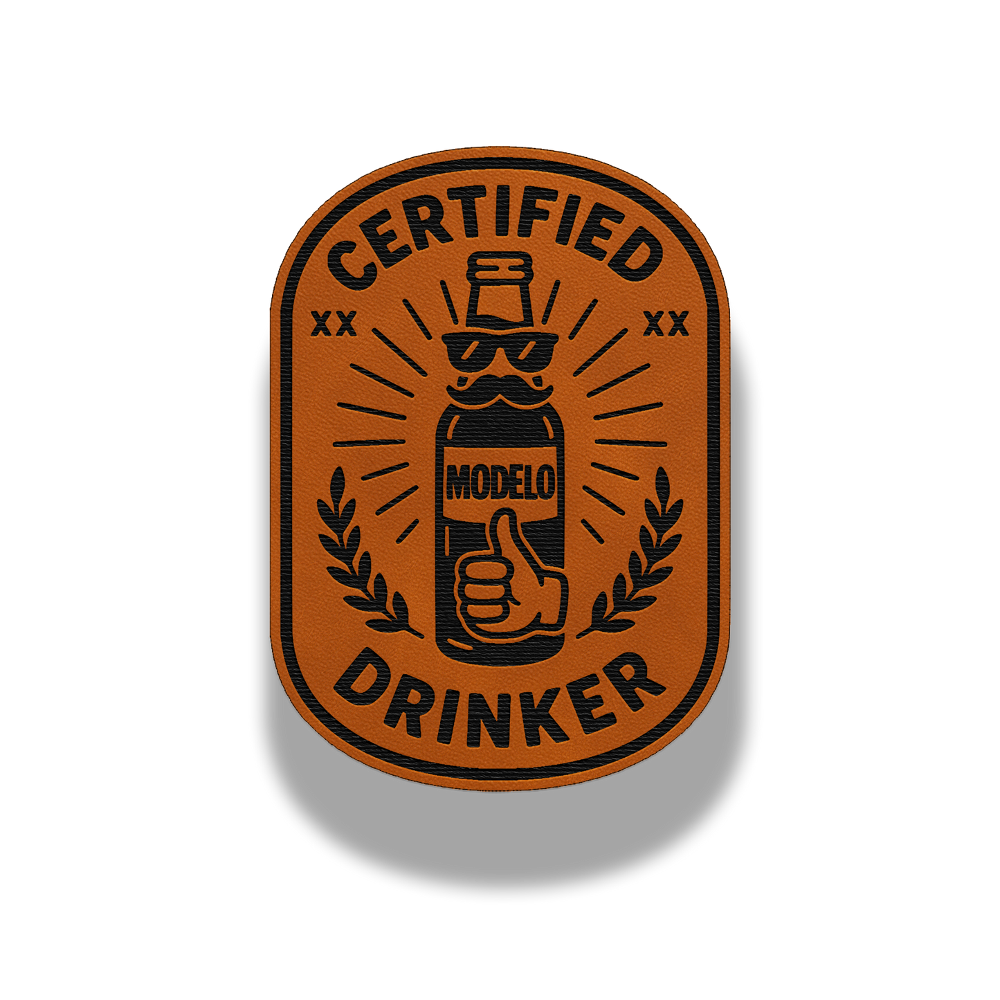 Certified Drinker – Leatherette Patch