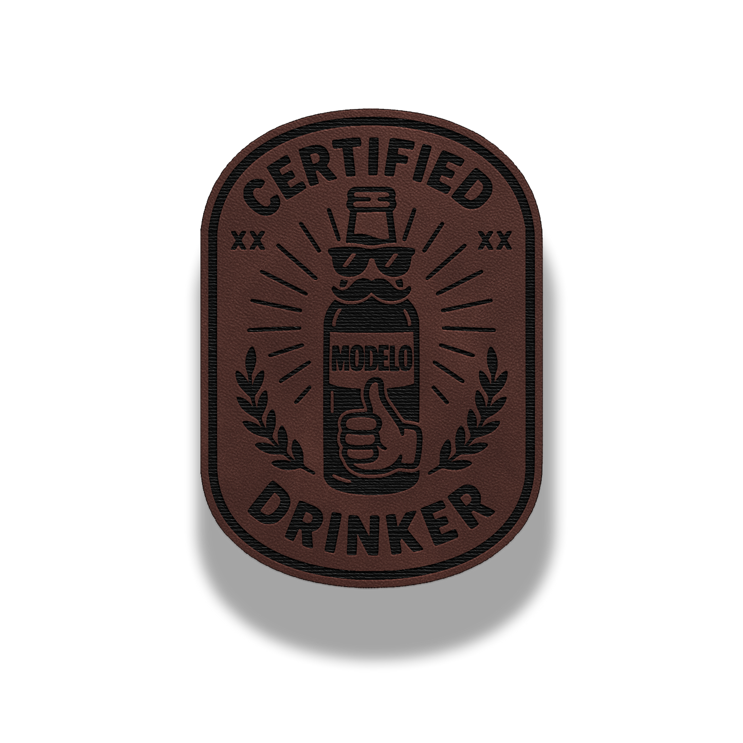 Certified Drinker – Leatherette Patch