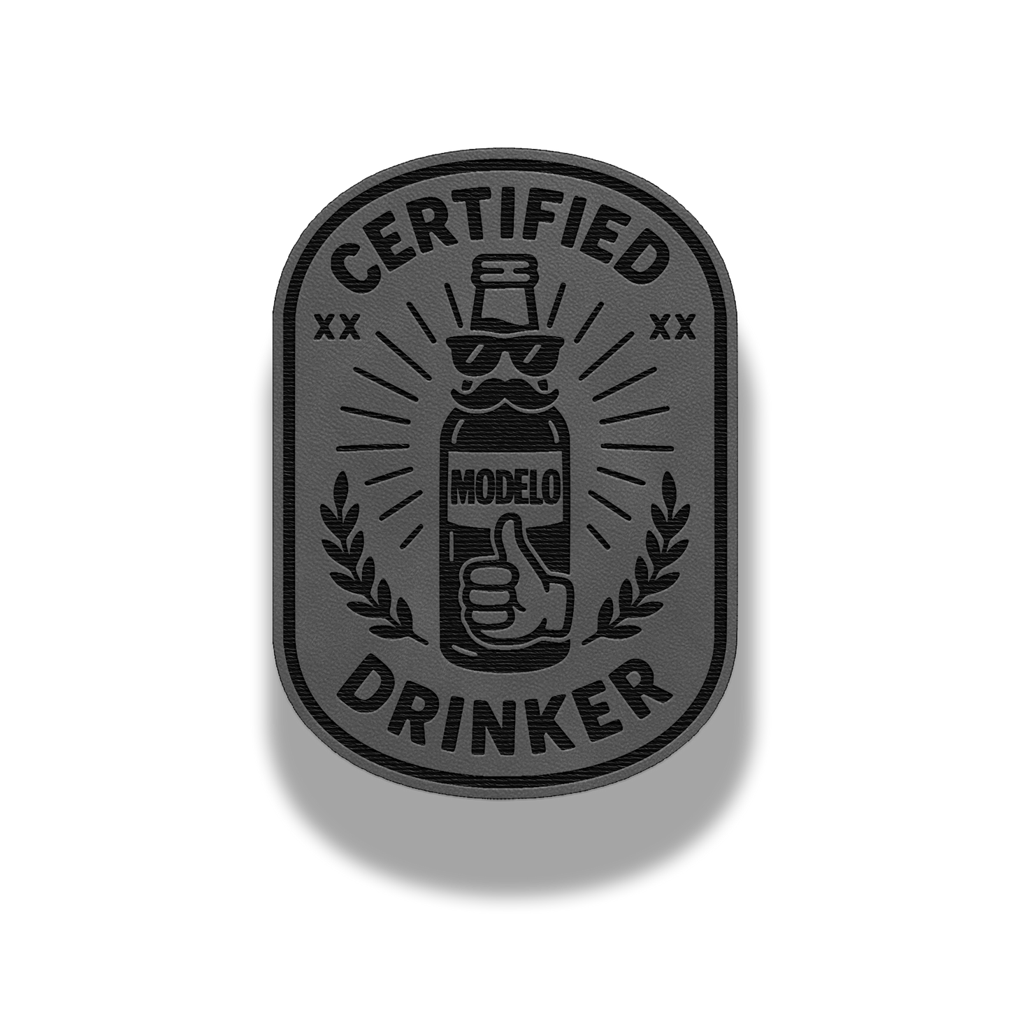Certified Drinker – Leatherette Patch
