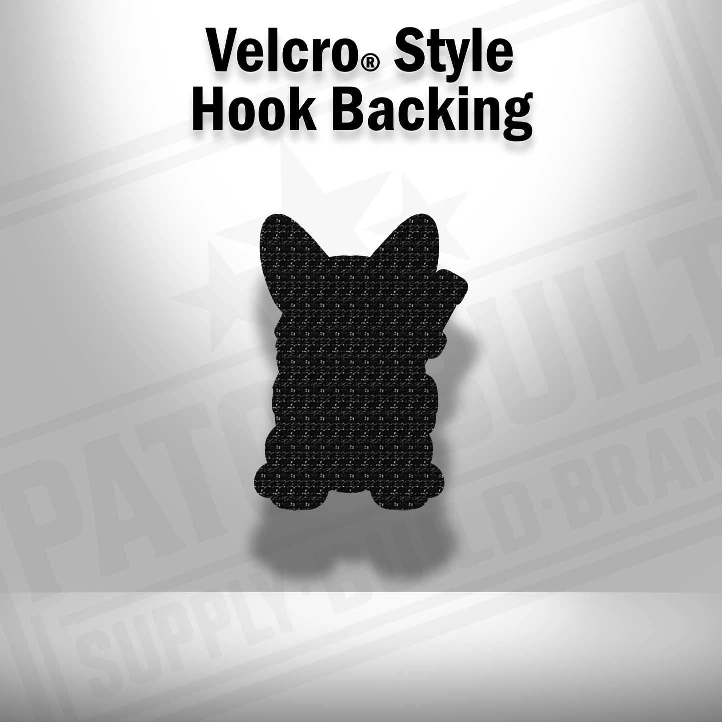 Tactical Corgi Patch – Leatherette Morale Patch