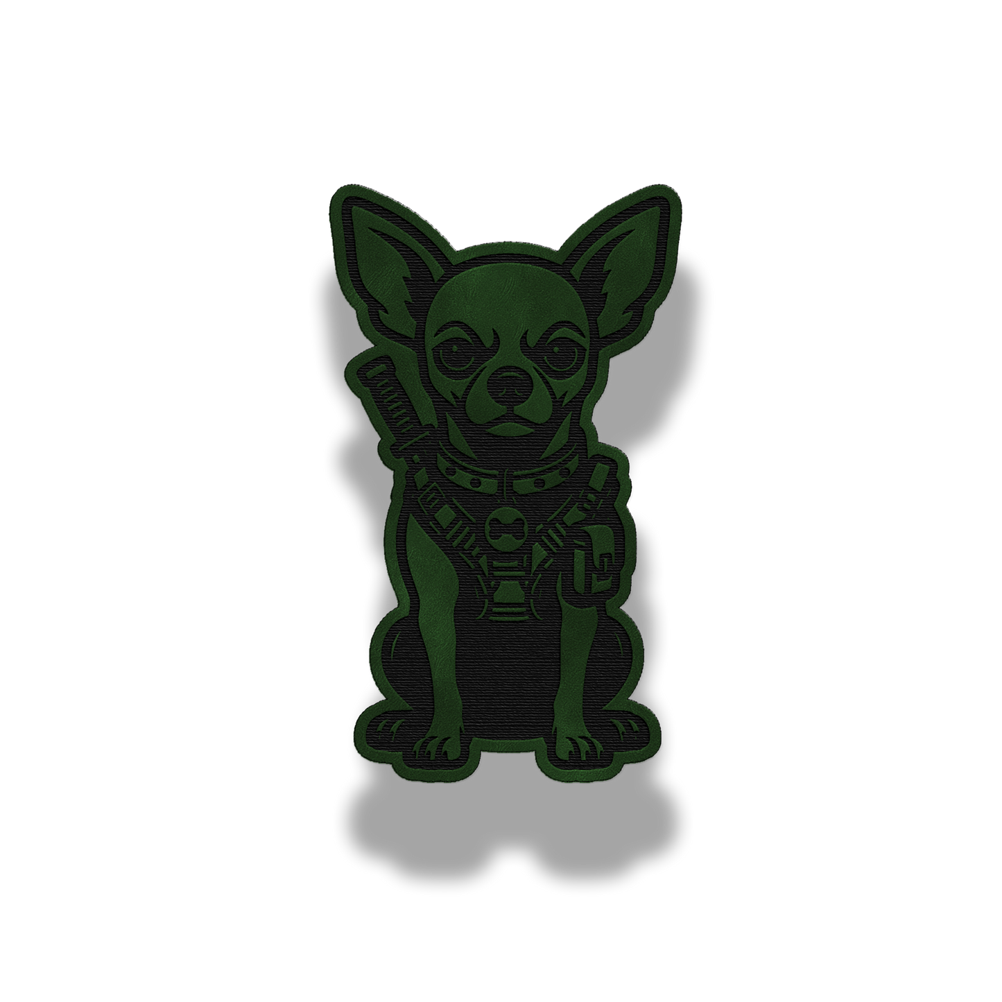 Tactical Chihuahua Dog Patch – Leatherette Morale Patch