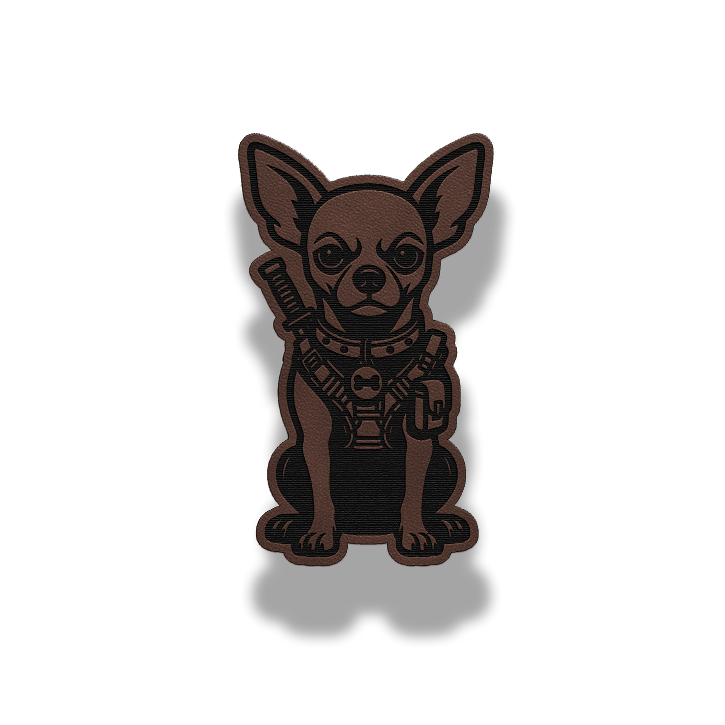 Tactical Chihuahua Dog Patch – Leatherette Morale Patch
