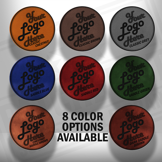 Custom Leatherette Patches – Personalized Logo