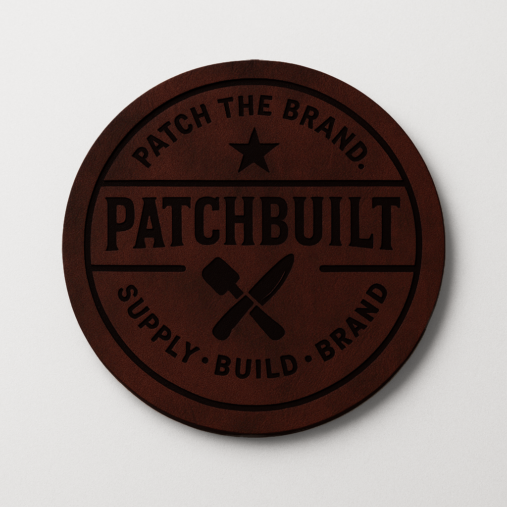 5-Pack Dark Saddle Brown Leatherette Sheets – Premier Series (12"x24") – Heat-Activated Adhesive