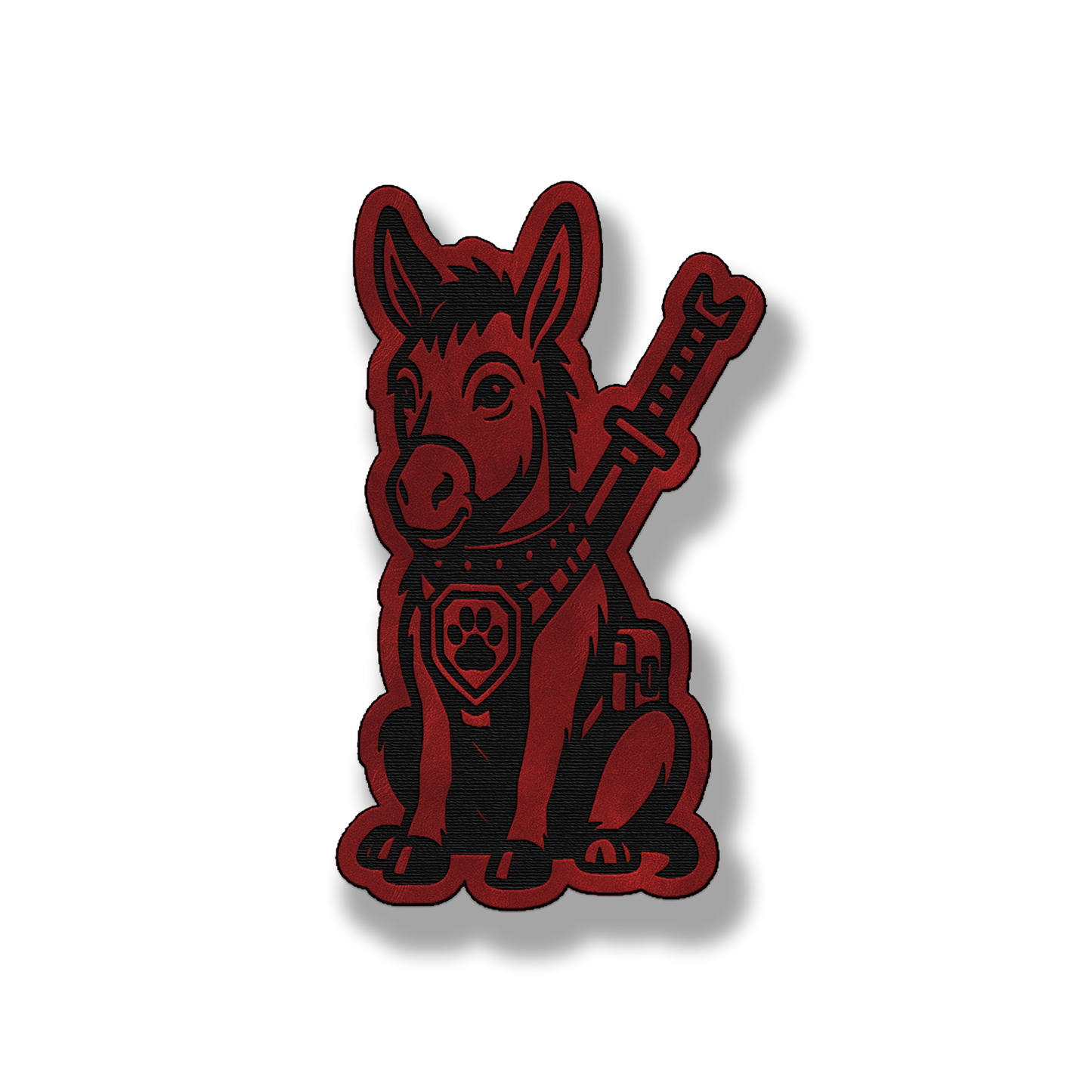Tactical Donkey Patch – Leatherette Morale Patch