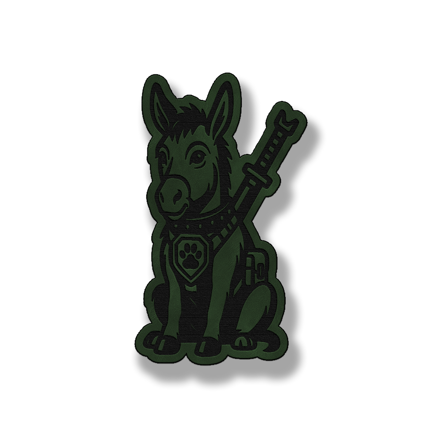 Tactical Donkey Patch – Leatherette Morale Patch