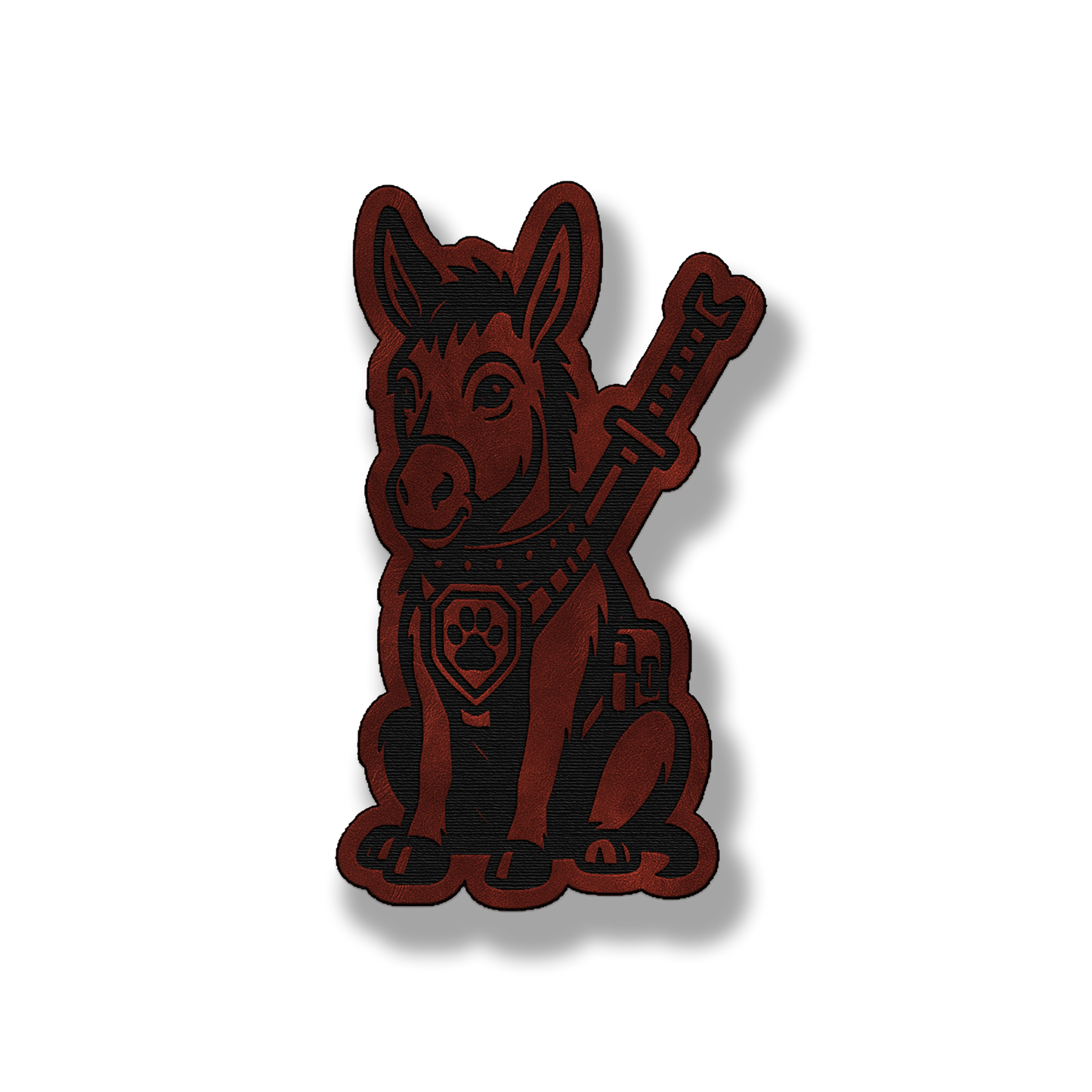 Tactical Donkey Patch – Leatherette Morale Patch
