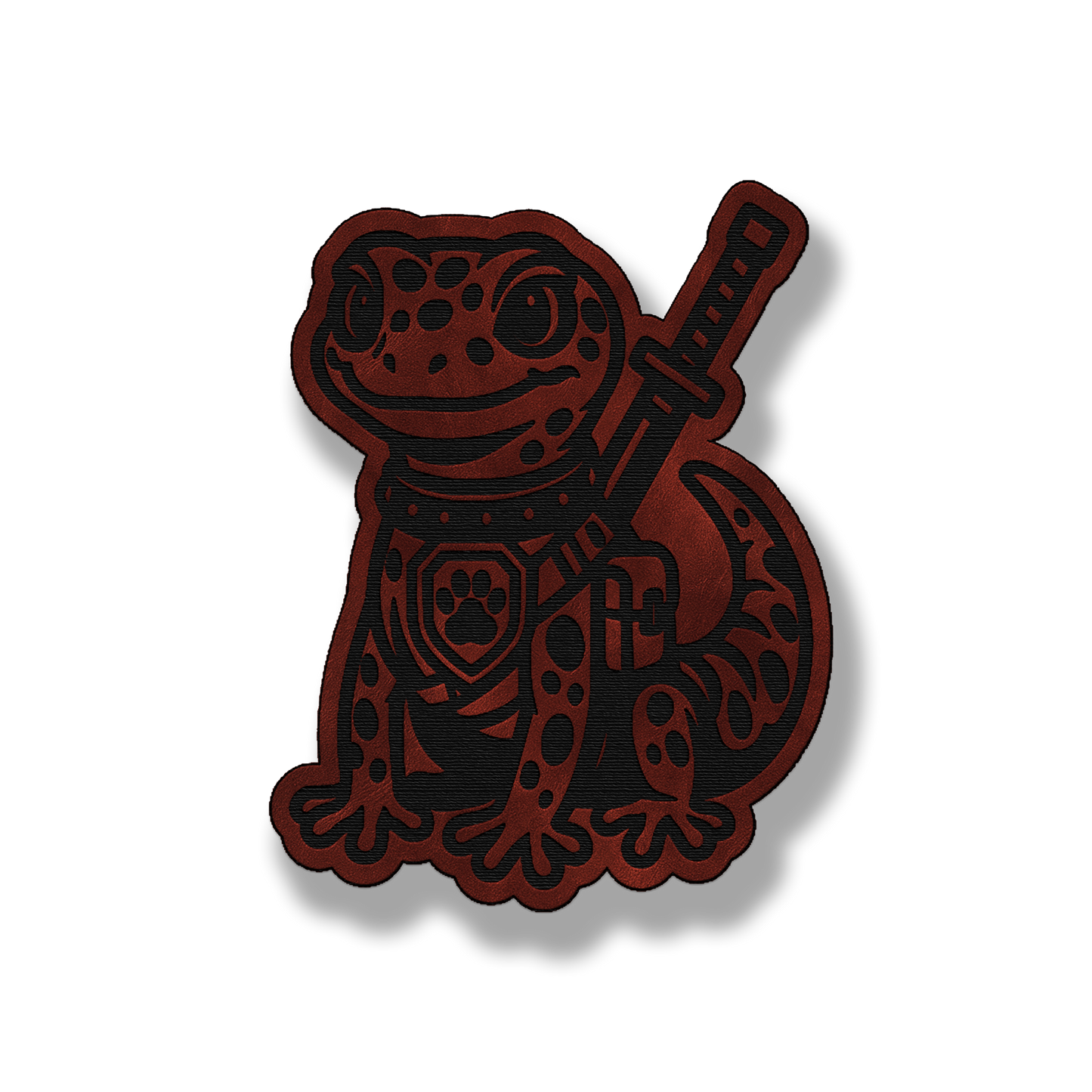 Tactical Gecko Patch – Leatherette Morale Patch