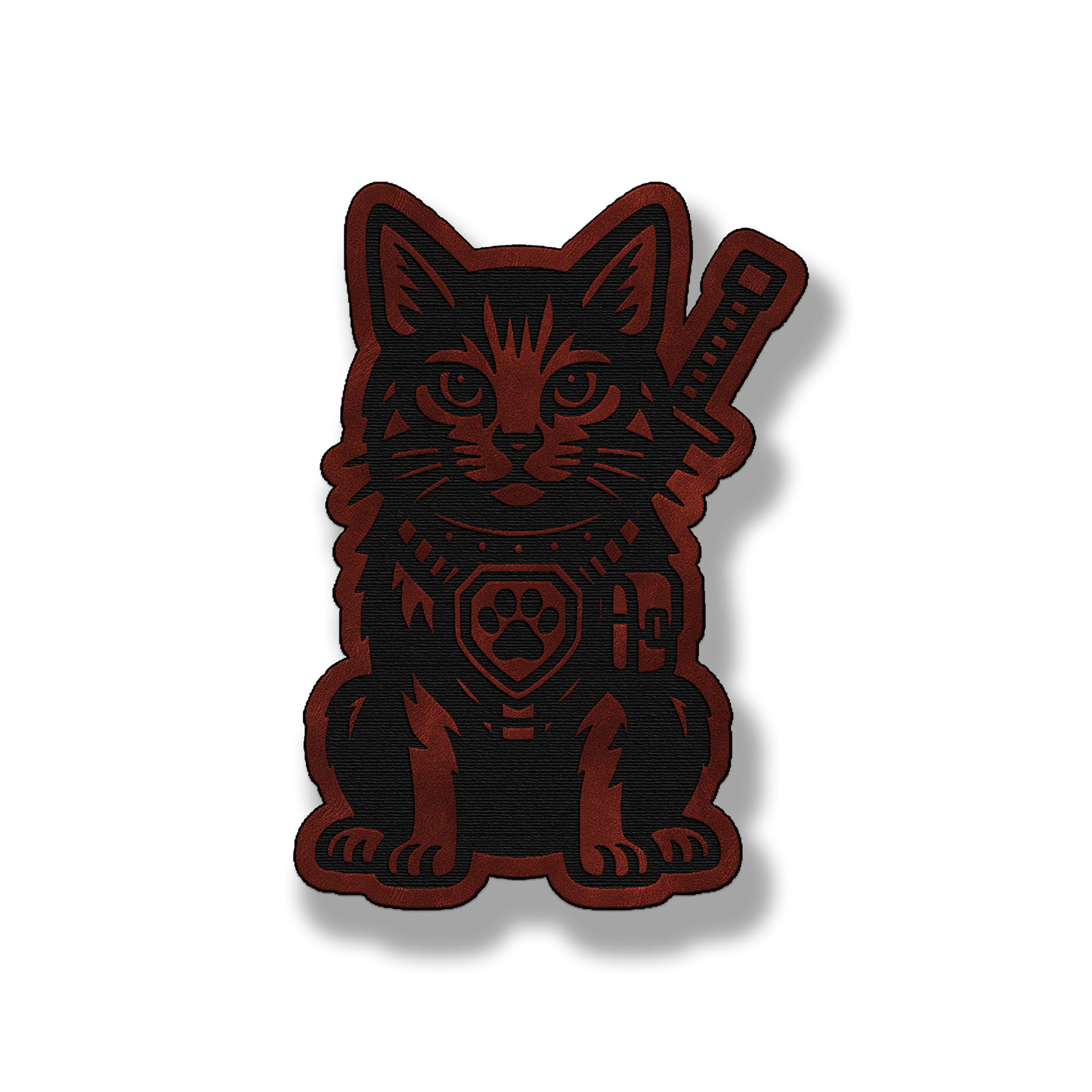Tactical Cat Patch – Leatherette Morale Patch