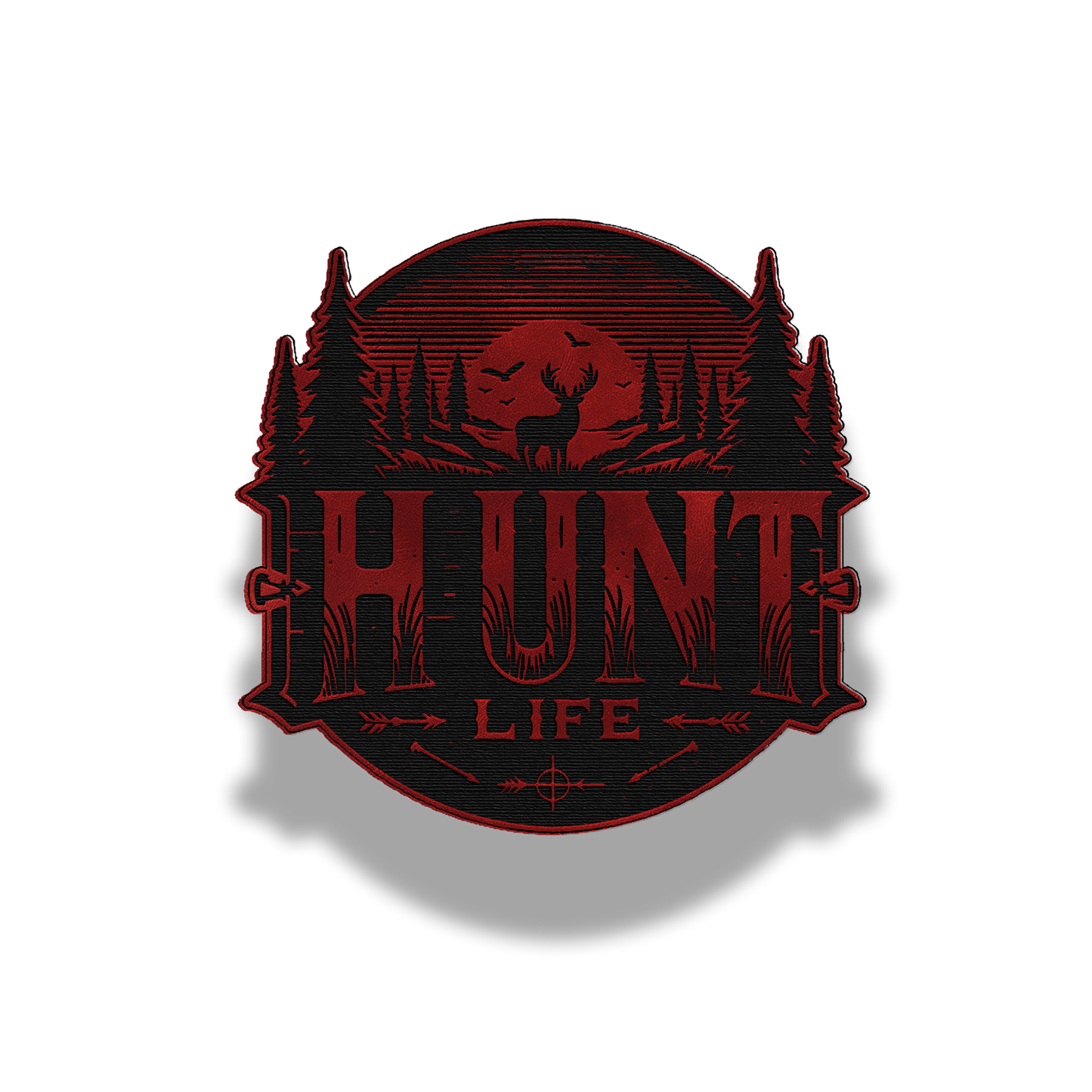 Hunt Life – Leatherette Patch