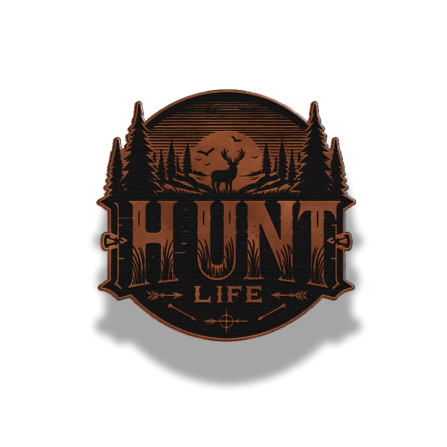 Hunt Life – Leatherette Patch
