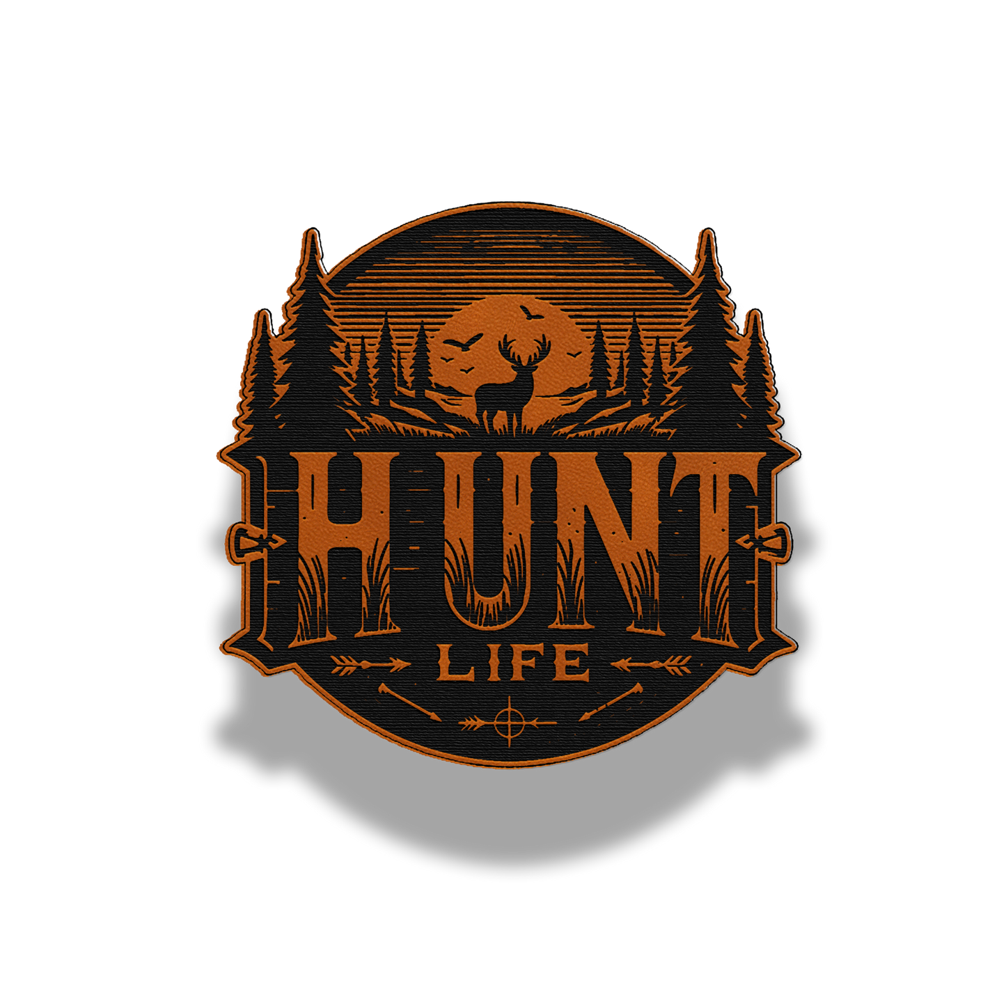 Hunt Life – Leatherette Patch