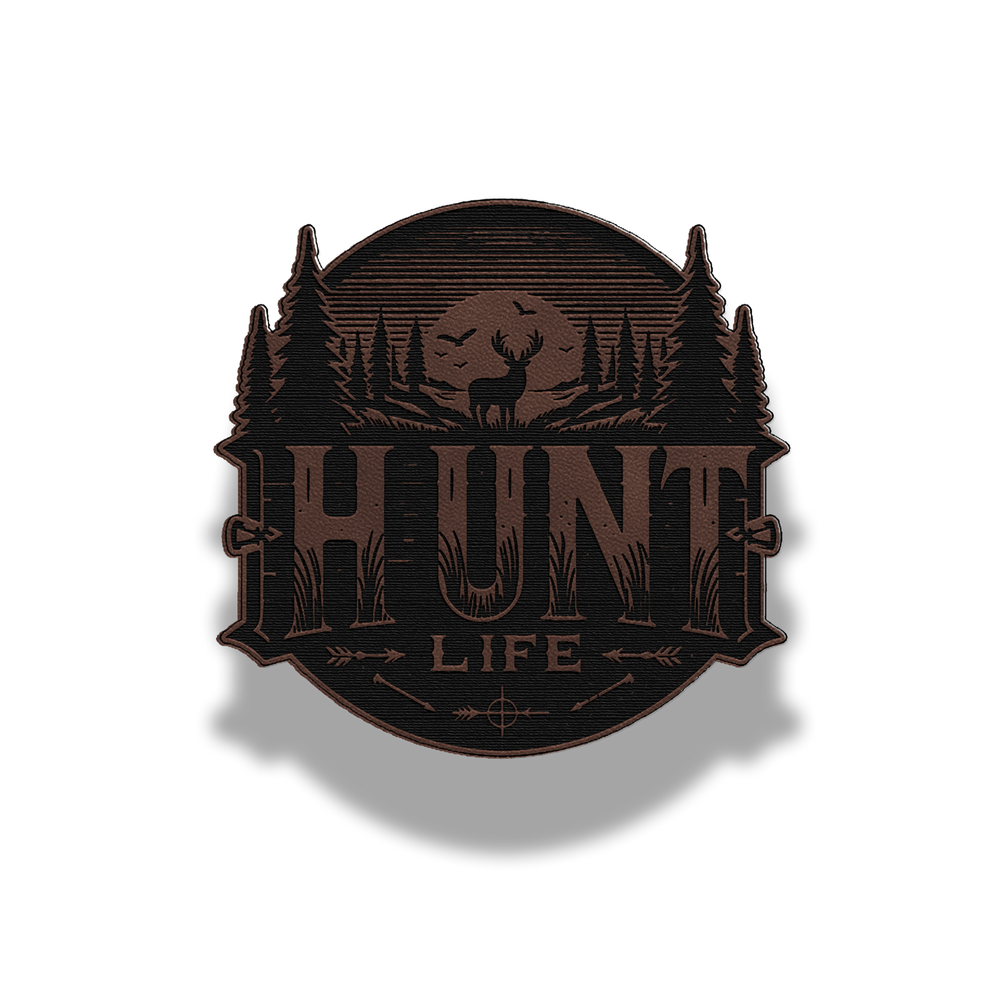 Hunt Life – Leatherette Patch