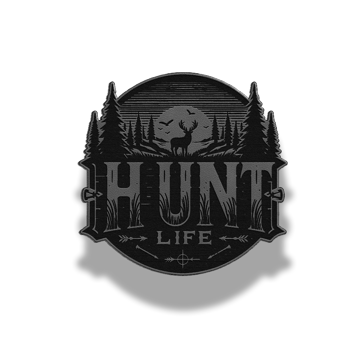 Hunt Life – Leatherette Patch