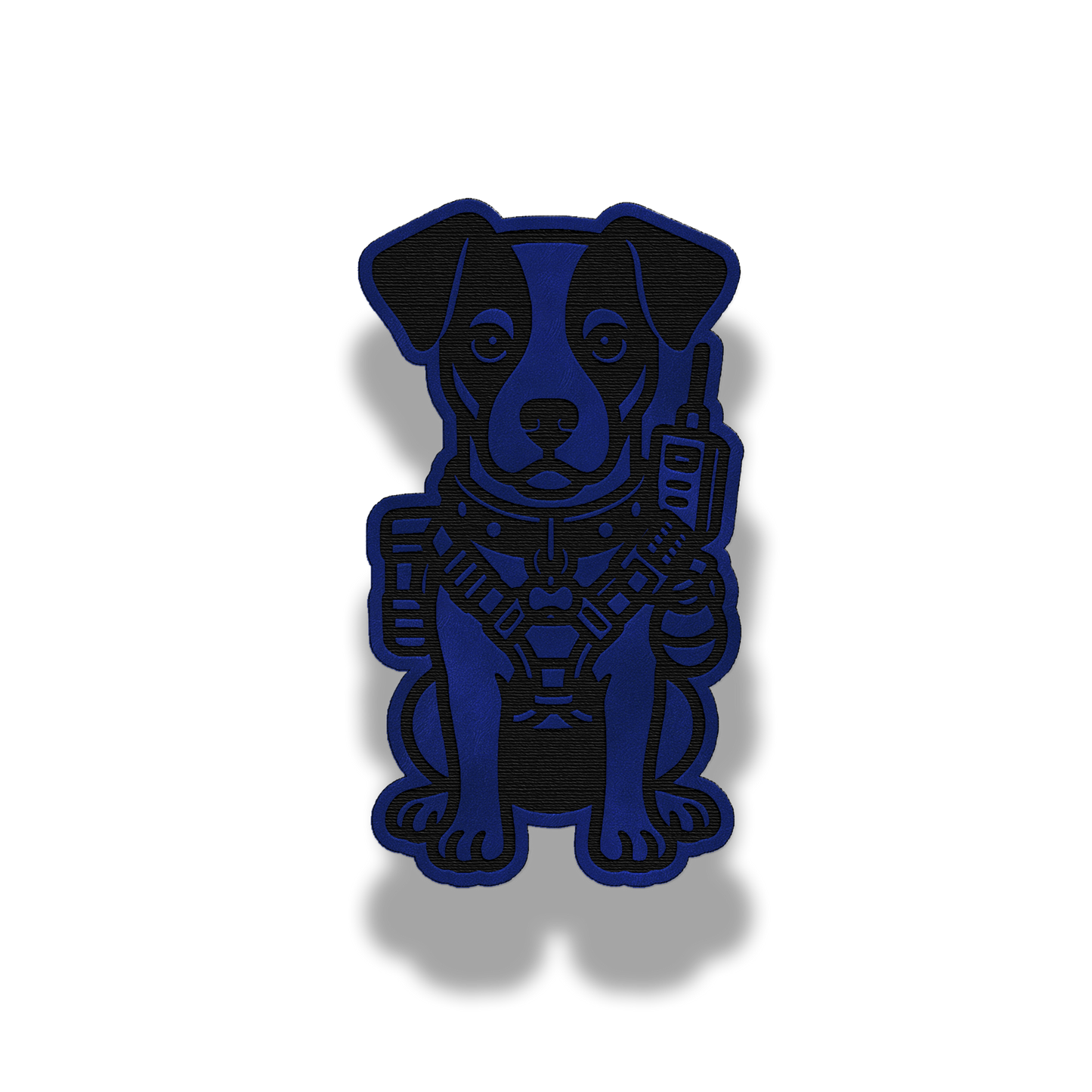 Tactical Jack Russell Dog Patch – Leatherette Morale Patch