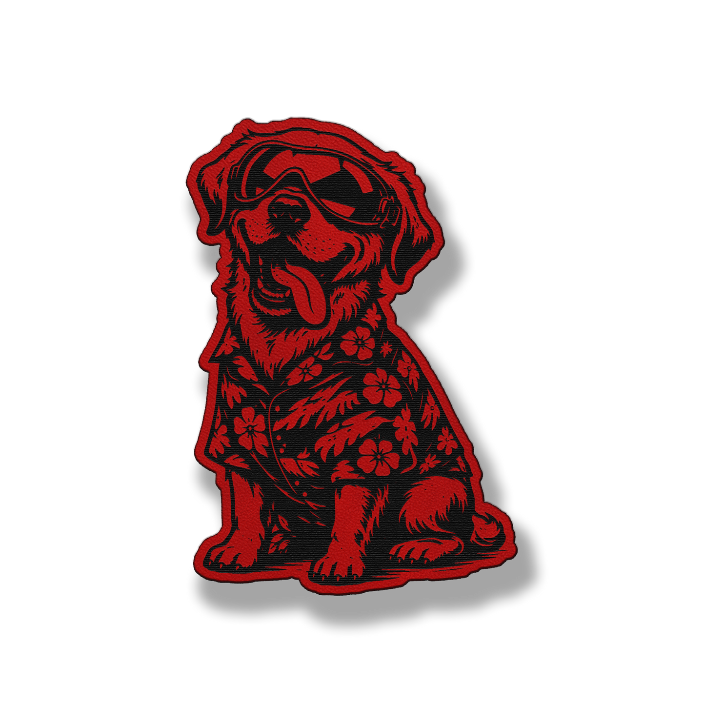 Beach Dog Labrador Patch – Leatherette Morale Patch