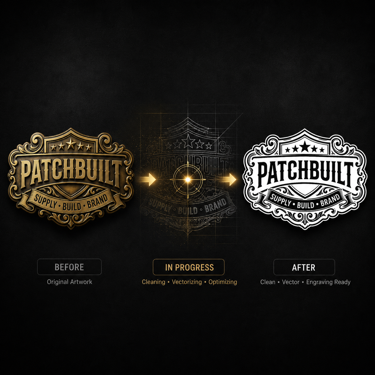 Logo Cleanup / Vectorization Service – 1 Design