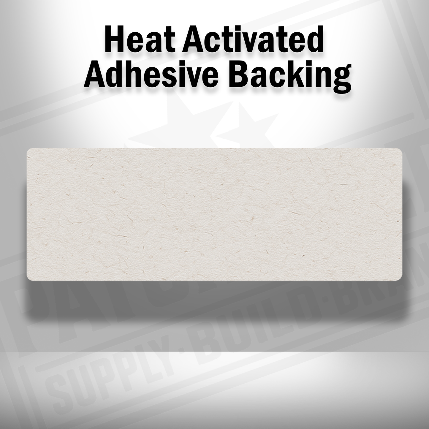 8" MEDIA Leatherette Patch