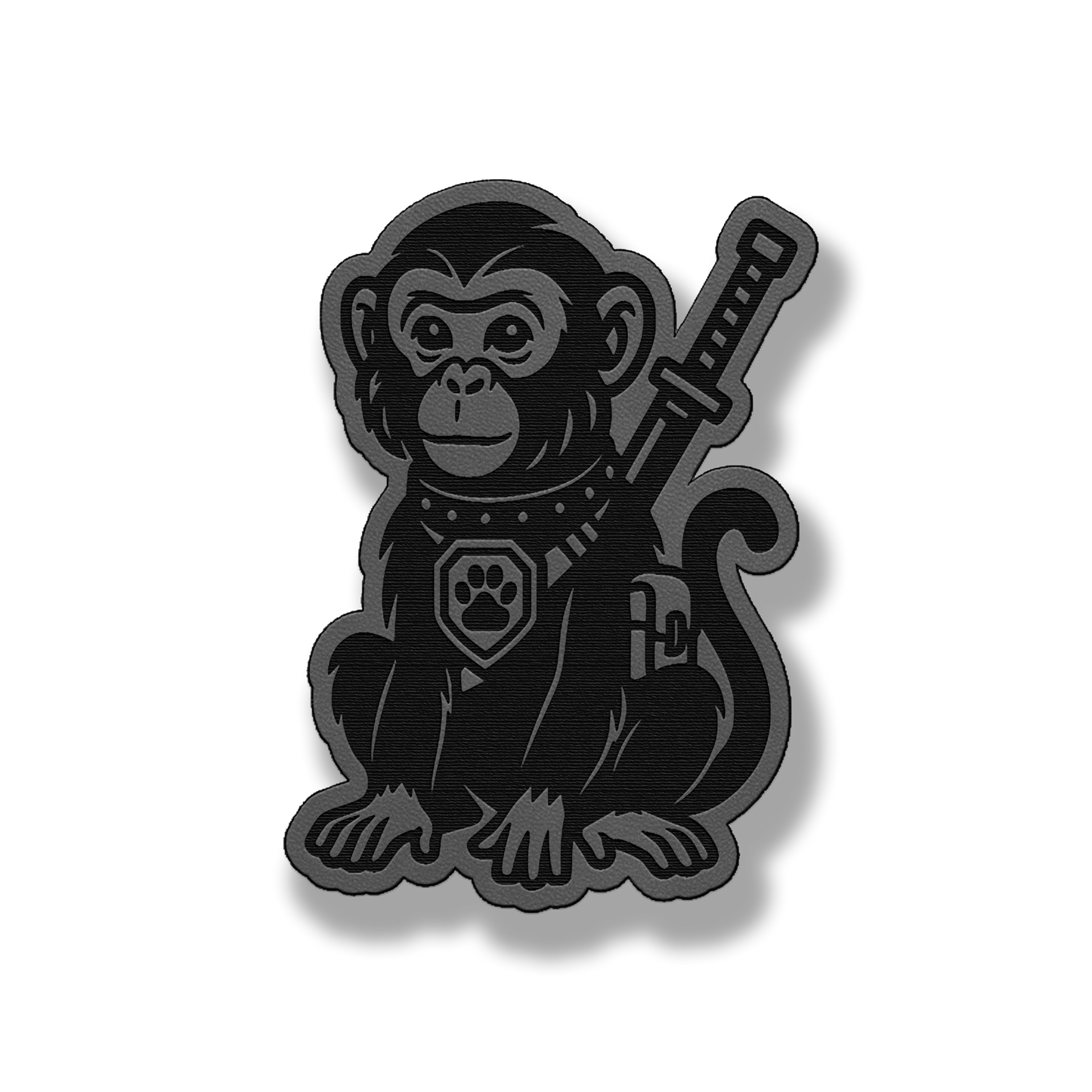 Tactical Monkey Patch – Leatherette Morale Patch